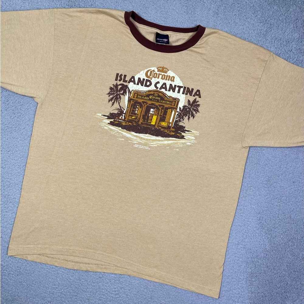 Vintage 2003 Corona alcohol ringer T-shirt